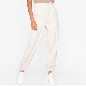 Tailored High Waisted Sweatpants